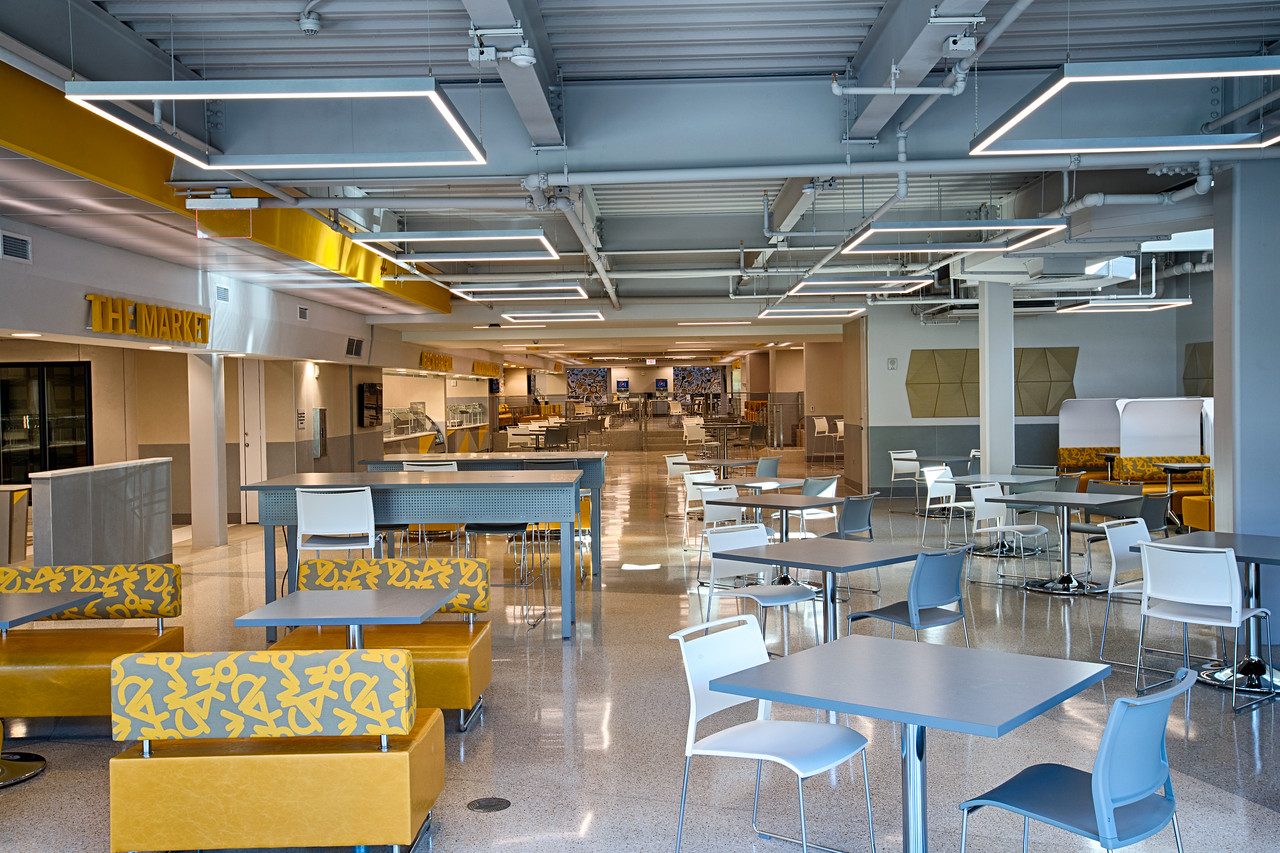 Adelphi University — main food service cafeteria