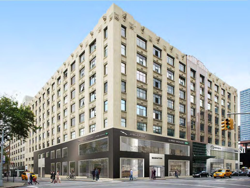 Jaguar Land Rover — showroom and service center, Manhattan